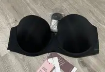 Black Strapless Push Up Bras.