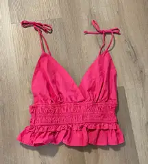 Hot Pink Crop Top