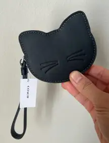 Coach cat coin case