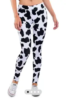 Tipsy‎ Elves Medium Black White Cowl Legging NWT