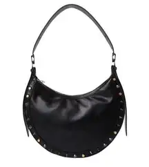 MARINE SERRE Stud Eclipse Crescent‎ Moon Shoulder bag