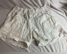 Calvin Klein White Cargo Shorts Relaxed Fit