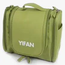 Apple Green  Dahlia Travel Organizer Bag with Hook for Hanging