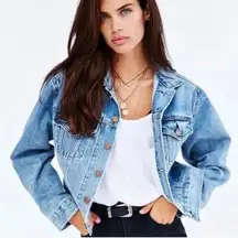 BDG Urban Outfitters Oversized Distressed Denim Jacket