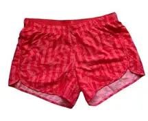 Red Coral Athletic Workout Activewear Running Short size Medium