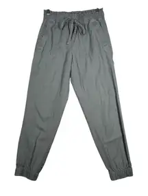LOFT Pants Green Jogger Tencel Blend Drawstring Casual Neutral‎ Minimalist XS