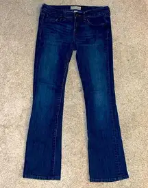 Good condition Banana Republic slim bootcut‎ stretch jeans size 26/2Short