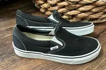 VANS Off The Wall Black Unisex Skateboard Shoes Men’s 6.5 Women’s 8