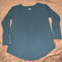 Chaser XXL waffle knit long sleeve shirt