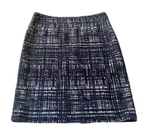 Escada Woman’s‎ 44 Ravas Tweed Boucle Textured Pencil Skirt Back Slit Business