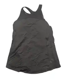 Athleta black racer back tank
