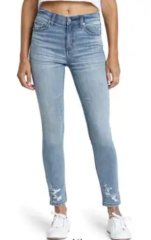 Daze Call You Back Distressed High Waist Ankle Skinny size 30 Jeans