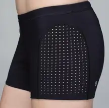 LULULEMON Water: Sweat 2 Swim Water Short in Black Sz. 2