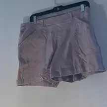 Spanx Twill Pink Shorts Size Large