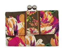 Vera Bradley‎ English Rose Retired Print Wallet
