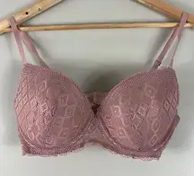 Adrienne Vittadini Purple Lace Bra
