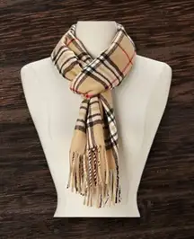 Plaid Super Soft Scarfs Luxurious Cashmere Feel Winter Scarf For Mens Womens