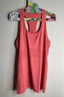 Lululemon Swiftly Tech Racerback heathered orange size 10