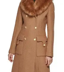 NEW GUESS wool Double Breasted Coat - size Large