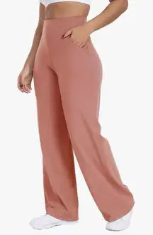 ESOFT Wide Leg Pants High-Waisted Yoga Work Dress Pants Pockets 2XL NWOT