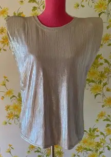 Shoulder pads metallic top size M/L