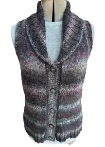Woolrich Kendal Creek Wool Blend Shawl Collar Fair Isle Sweater Vest