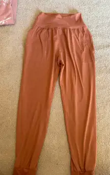 Burnt orange joggers