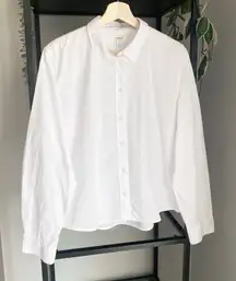 J. Crew Boxy Button Up Shirt