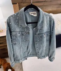 Denim Pearl Jacket