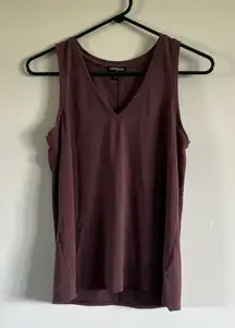 Express purple tank top