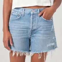 AGOLDE Parker Long Denim Shorts Swapmeet Size 31
