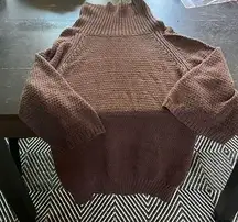 size women’s XL. GUC. Turtleneck.Brown.
