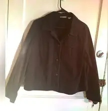 Black jean jacket