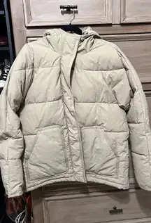 Tan Puffer Coat