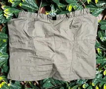 Pacsun L.A. Hearts Green Utility Strapless Corset Top Size XS NWT