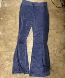 velour flare joggers 