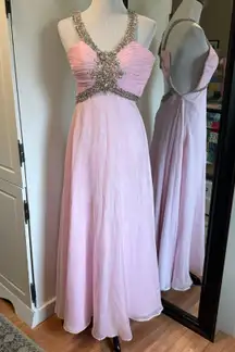 Size 0 Pink Maxi Dress