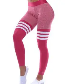 Bombshell Sportswear Sock Leggings Heathered Magenta