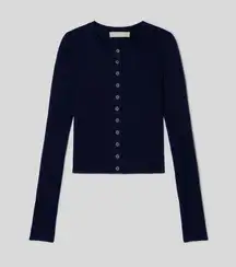 NWT Everlane The Ribbed Cropped Cardigan