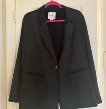 Sam Edelman Blazer Jacket Gold Button‎ Career Office Black XL