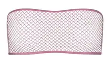 Swarovski x Skims Stretch Net Bandeau Bralette Bubble Gum Pink Medium NEW