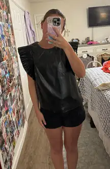 Leather Top