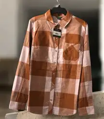 NWT Eddie Bauer Women's Forest Flannel Shirt afronviolet