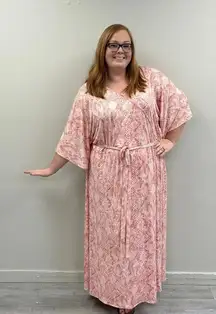 Haute Hippie Python Print Maxi Dress - Size 4X