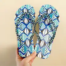 Vera Bradley Printed Flip Flops