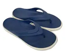 Crocs  Navy Blue Flip Flop Sandals Sz 7