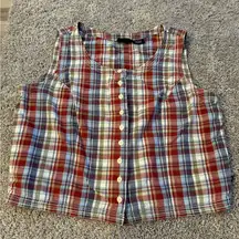 Route 66 Vintage Checkered Vest