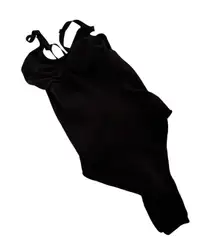 Skims Seamless Sculpt Black Thong Bodysuit Size Large / X-Large