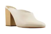 Womens cirella Leather Almond Mules Women’s size 8