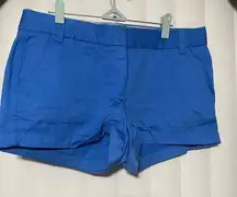 J.Crew  Royal blue shorts